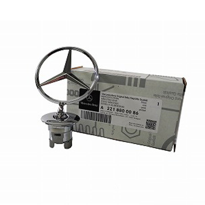 Mercedes-Benz メルセデス・ベンツ 純正品 フロントスターエンブレム Sクラス / W221 Eクラス / W212 Cクラス / W204 2218800086