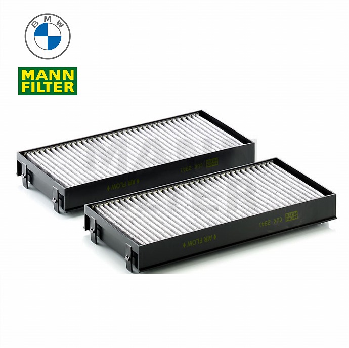 ７シリーズ E65 E66 エアコンフィルター MANN フィルター CUK3124-2 64119272643 BMW エアコン チャコール ACフィルター A/Cフィルター マン チャコール フィルター ACフィルター A/Cフィルター マイクロフィルター ポーレンフィルター 車検 部品 キャビン