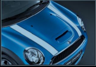 楽天市場】BMW MINI 純正品 エンジンフード ストライプ ブラック