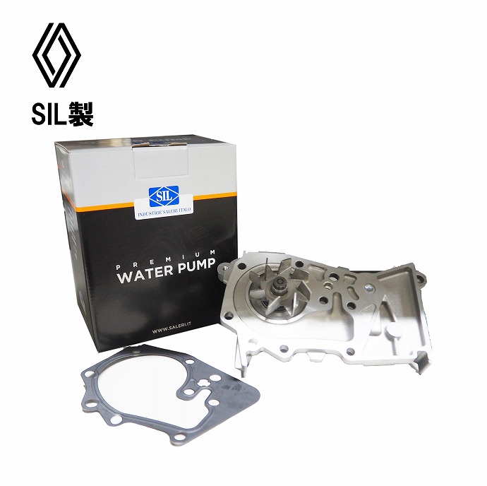 ルノー ウォーターポンプ SIL製 カングー トゥインゴ ルーテシア 210100753R PA970A RENAULT エンジン 冷却