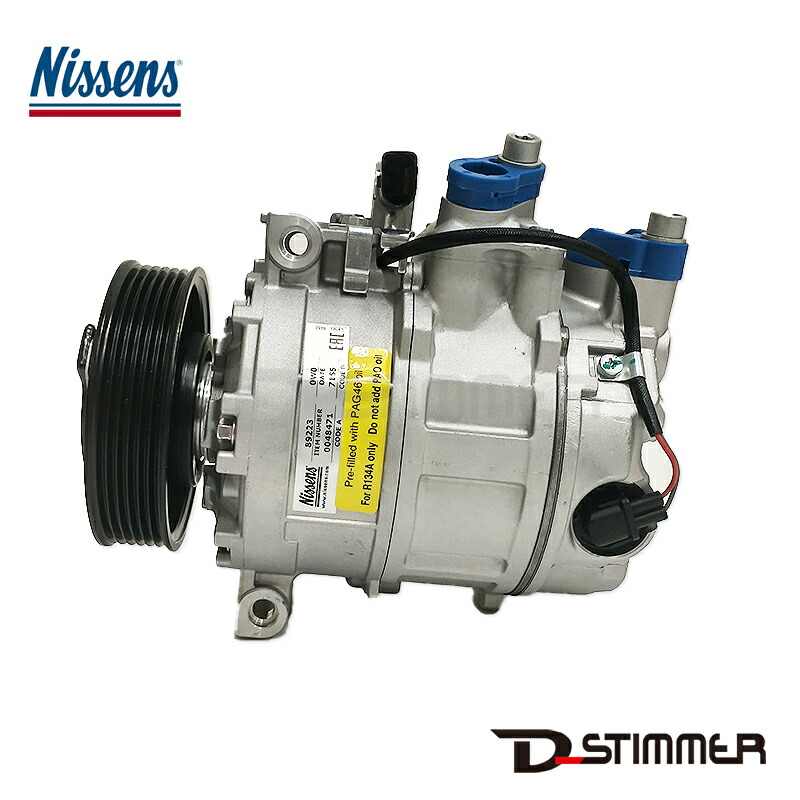 ★ VW ポロ 9N 01年 6NAHW ACコンプレッサー (在庫No:A23910) ★ セール，大得価 6NAHW ポロ 後期 純正 エアコンコンプレッサー SD6V12-1410