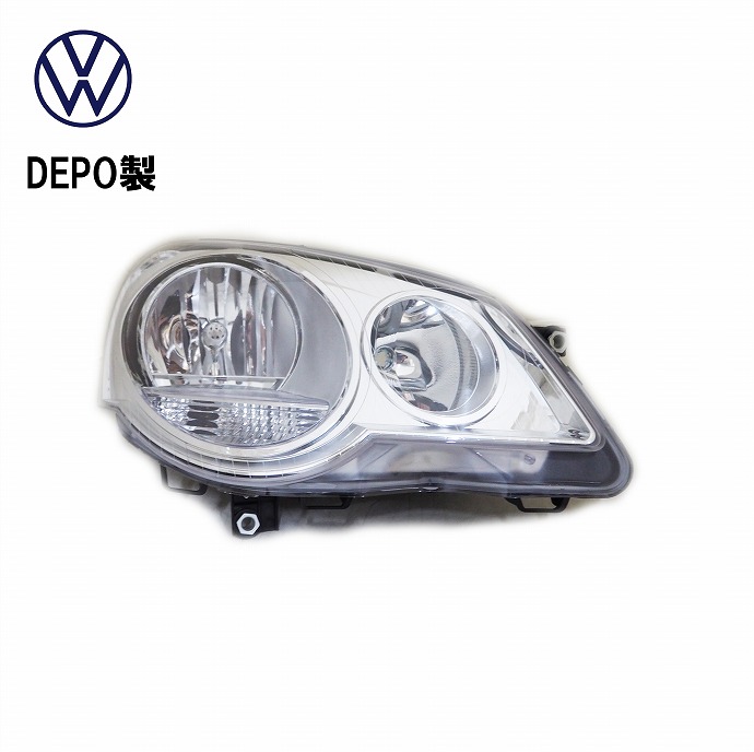 VW フォルクスワーゲン ハロゲン ツイン ヘッドランプ 右側 新品 DEPO製 Polo ポロ 6Q2941008N 441-11A8R-RD-EM 日本仕様 左側通行用 ヘッドライト ヘットランプ ヘットライト 右 RH カー ライト Volkswagen ハロゲン ツイン｜輸入車パーツ専門店 D-STIMMER
