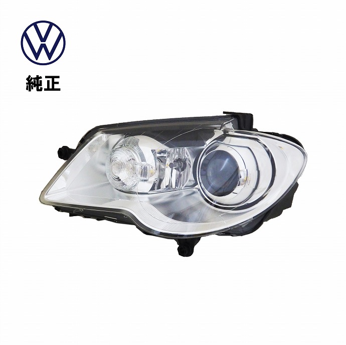VW トゥーラン Touran 1T キセノン ヘッドランプ 左側 純正 新品 1T2941753A 日本仕様 左側通行用 ヘッドライト ヘットランプ ヘットライト 左 LH カー ライト Volkswagen フォルクスワーゲン ダイナミック＆スタティックコーナーライト用