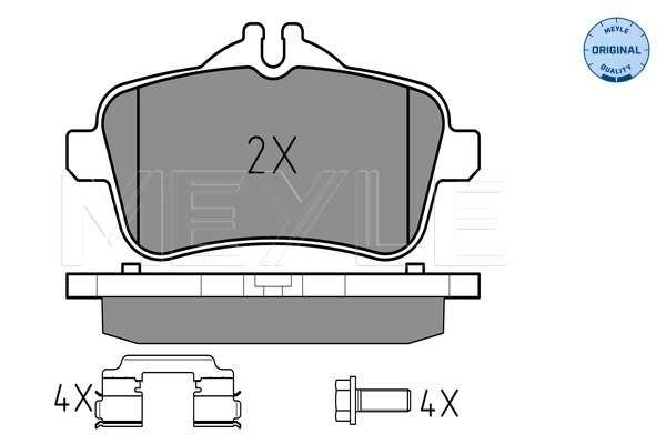 Mercedes Benz リアブレーキパッド MEYLE 0074207720 0252521518｜輸入車パーツ専門店 D-STIMMER