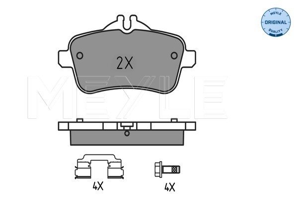 Mercedes Benz リアブレーキパッド MEYLE 0074208220 0252521618 12,013円