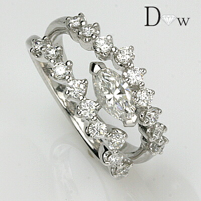 東京宝石科学アカデミー 鑑定書付PTダイヤモンドリング0.505ct 0.660ct|ダイヤモンドワールド