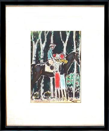 ジャン・ピエール・カシニョール 作 「バルバラ」 リトグラフ 額装 絵画 版画 楽天市場】ジャン ピエール カシニョール リトグラフ バルバラ