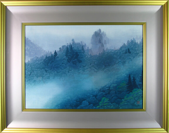 楽天市場】東山魁夷 木版画 雪の後 1982年 生前作 東山魁夷本人