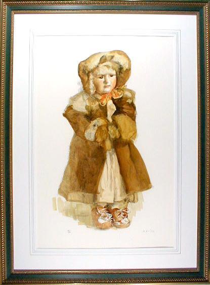 楽天市場】伊藤清永 「フランス人形」 リトグラフ : 小野画廊