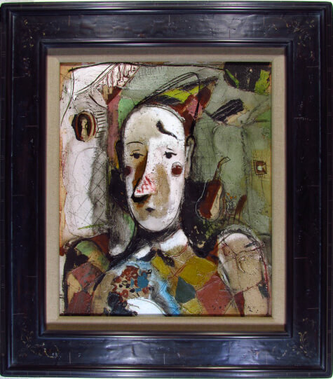 楽天市場】松井ヨシアキ 部屋の中のブーケ 油彩12号 : ギャラリー