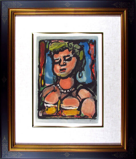 ジョルジュ・ルオー　ミセレーレ　人呼んで快楽の娘　1922年　銅版画　真作 楽天市場】ジョルジュ ルオー 人呼んで快楽の娘 ミゼレーレ 銅版画