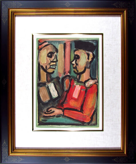 楽天市場】ジョルジュ ルオー 伏目の娼婦 悪の華 色彩銅版画 1937