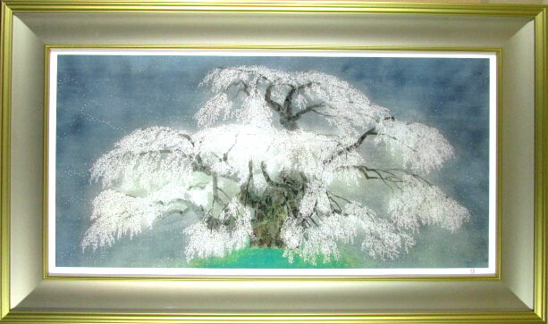 美品 掛け軸 中島干波筆「臥龍櫻図」桜爛漫 縁起物 名画 美品 掛け軸 中島干波筆「臥龍櫻図」桜爛漫 縁起物 名画 中島千波