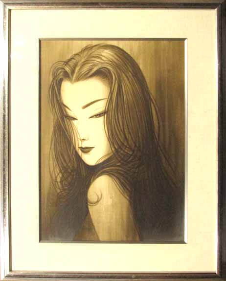 2151様感謝‼️春のめざめ‼️真作パウル・ヴンダーリッヒ石版画「トワイライト」 パウル・ヴンダーリッヒ版画額 Paul Wunderlich / Paul