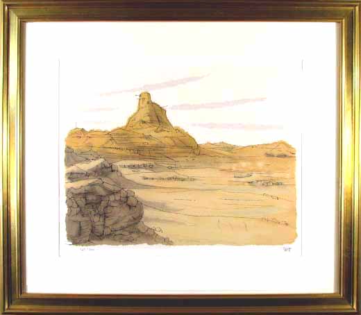 楽天市場】平山郁夫 法隆寺の塔 リトグラフ 1986年 生前作 平山