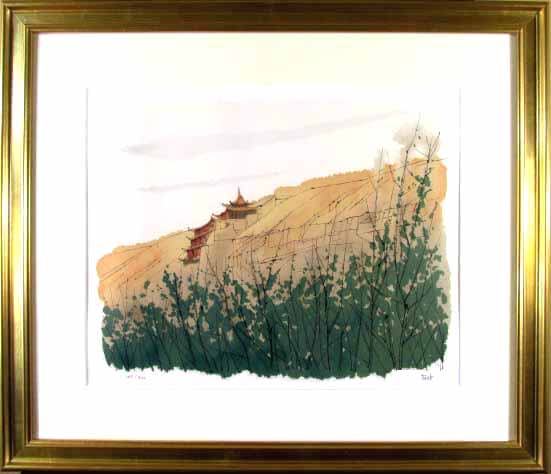 楽天市場】平山郁夫 金閣寺 リトグラフ 2007年 生前作 平山郁夫