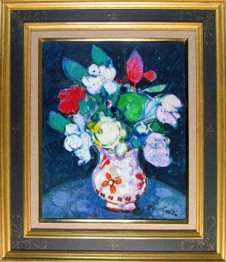 楽天市場】ジル ゴリチ 海の花 油彩15号 : ギャラリーダッドアート