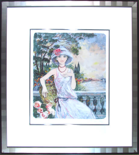 楽天市場】ベルナール カトラン リトグラフ 1988年 赤いテーブルの