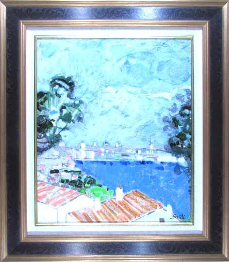 楽天市場】ジル ゴリチ 海の花 油彩15号 : ギャラリーダッドアート