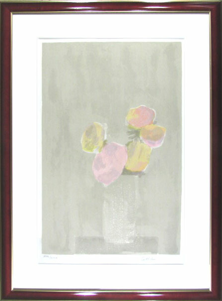 楽天市場】ベルナール カトラン リトグラフ 1972年 赤と青の