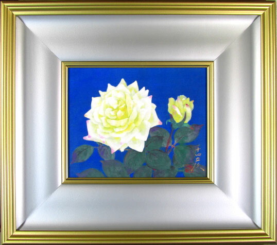 楽天市場】後藤順一 朱牡丹 日本画10号 : ギャラリーダッドアート