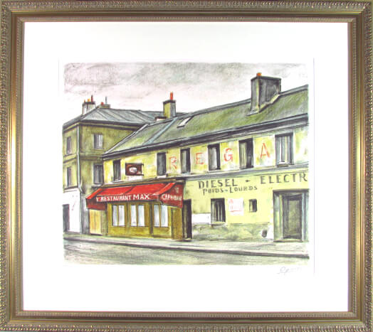 楽天市場】荻須高徳 リトグラフ ムフタール通り 1973 : ギャラリー