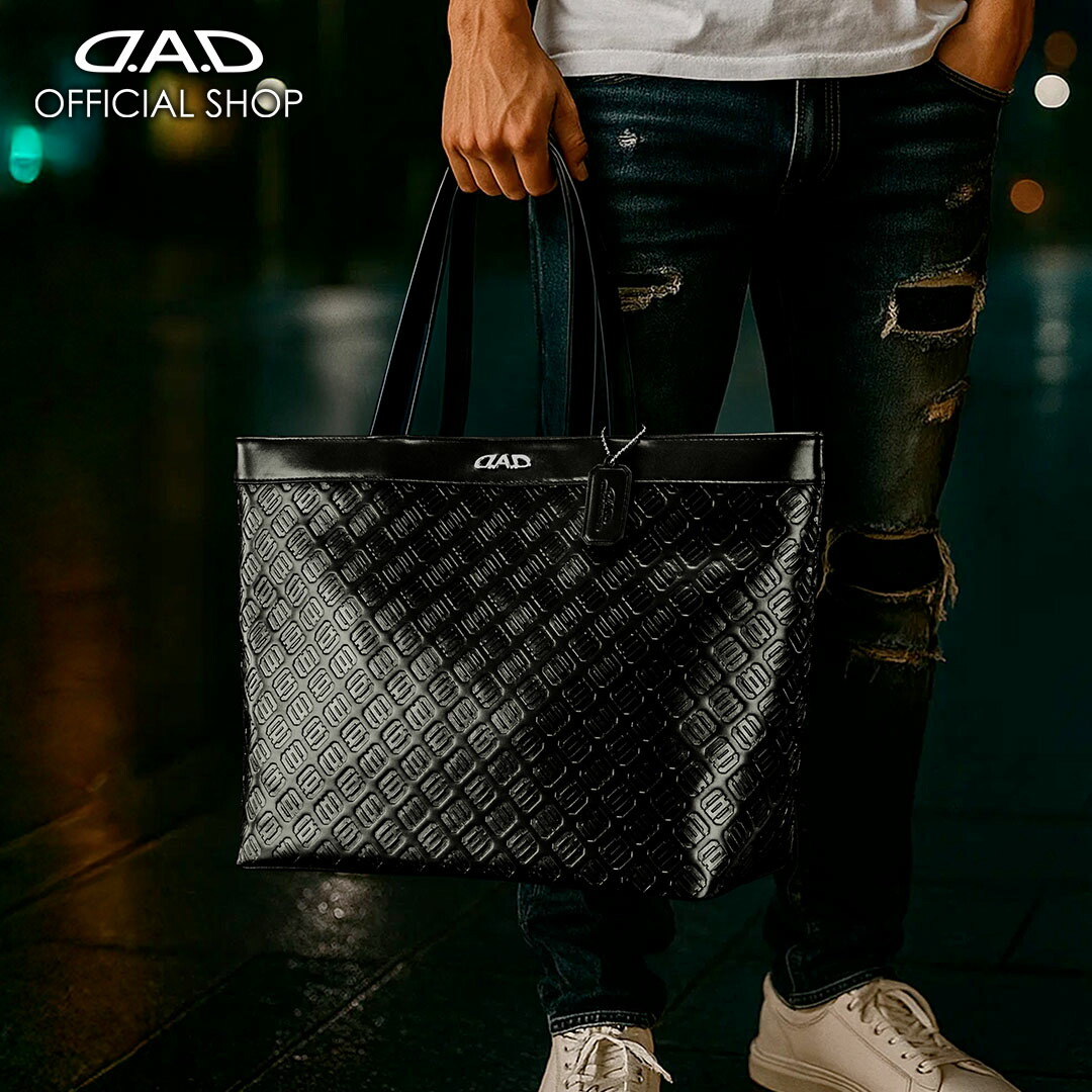 【文芸評論排他的権利客体商いもの】D.A.D トートバッグ LE127 車 DAD 給仕 GARSON TOTE BAG 大静電容量 A4 整理保存用具 大きめ 鞄