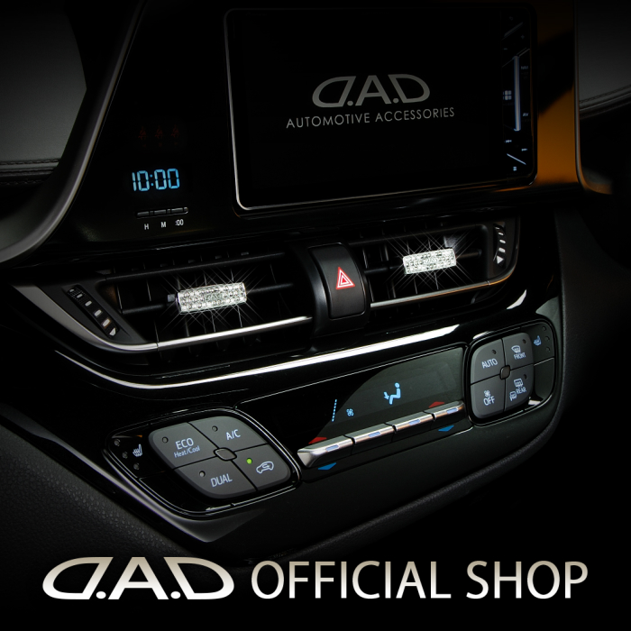 ギャルソンdad　クリスタル エアコンレバーカバー 4個セット D.A.D クリスタル エアコン レバーカバーⅡ【SB187】 | カー