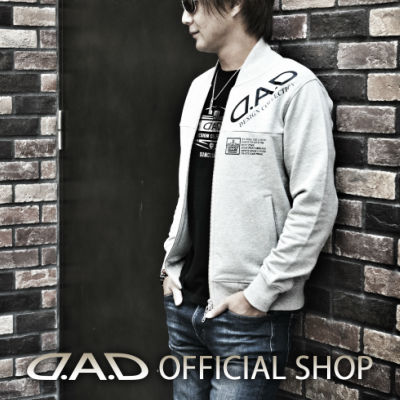 D.A.D スウェットブルゾン S,M,L,XL  DPE026 車 DAD 給仕 GARSON スウェット・トレーナー-メンズファッション