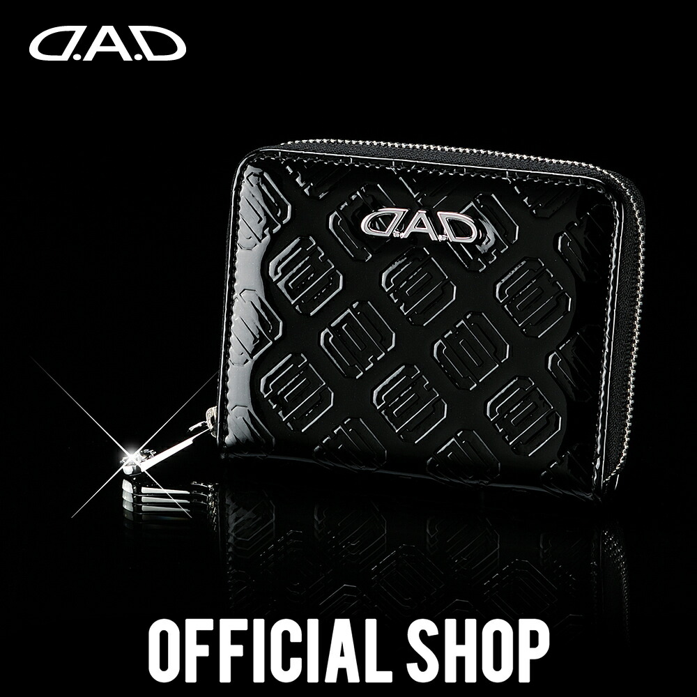 【楽天市場】D.A.D ウォレット（財布） LE051-11 モノグラムエナメルレザーブラック DAD ギャルソン GARSON : D.A.D 楽天市場店