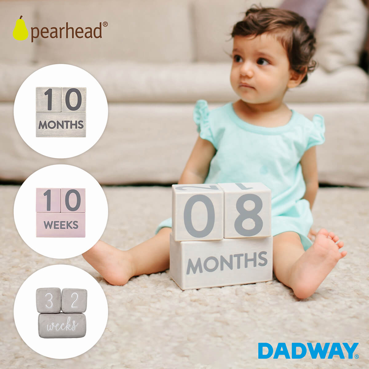 Pearhead ペアヘッド ダッドウェイ dadway 手形 写真 足形 2021公式店舗