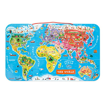 楽天市場 Janod ジャノー マグネット ワールドマップ パズル 世界地図 地図 7歳 国 勉強 英語 型はめ 知育 知育玩具 子ども キッズ 男の子 女の子 おもちゃ おしゃれ かわいい カラフル プレゼント ギフト インテリア おうち時間 Wng Dadway Ergobaby公式楽天市場店