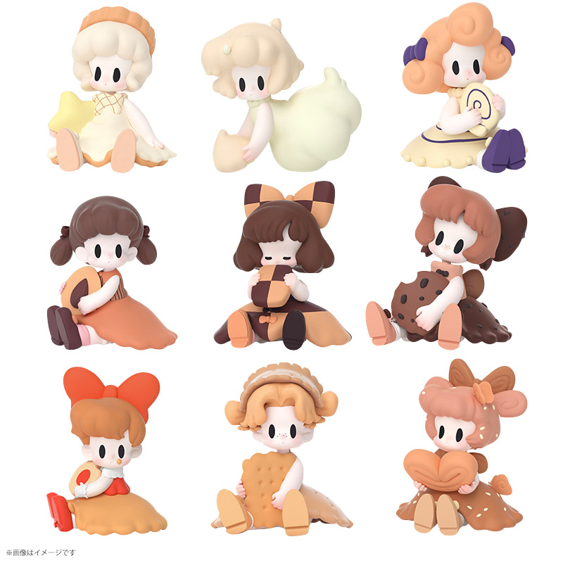 52TOYS BLINDBOX UKI Sweet Girl シリーズ 1BOX8個セット トレーディングフィギュア コレクショントイ ブラインド お菓子 スイーツ はやしうき