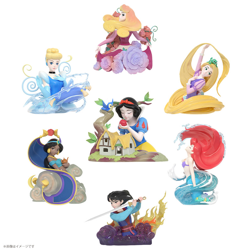 52TOYS BLINDBOX ディズニープリンセス アートギャラリーII 1BOX6個セット トレーディングフィギュア コレクション コレクショントイ ブラインド 姫 でぃずにー ぷりんせす かわいい オーロラ姫 アリエル シンデレラ ジャスミン ラプンツェル ムーラン画像