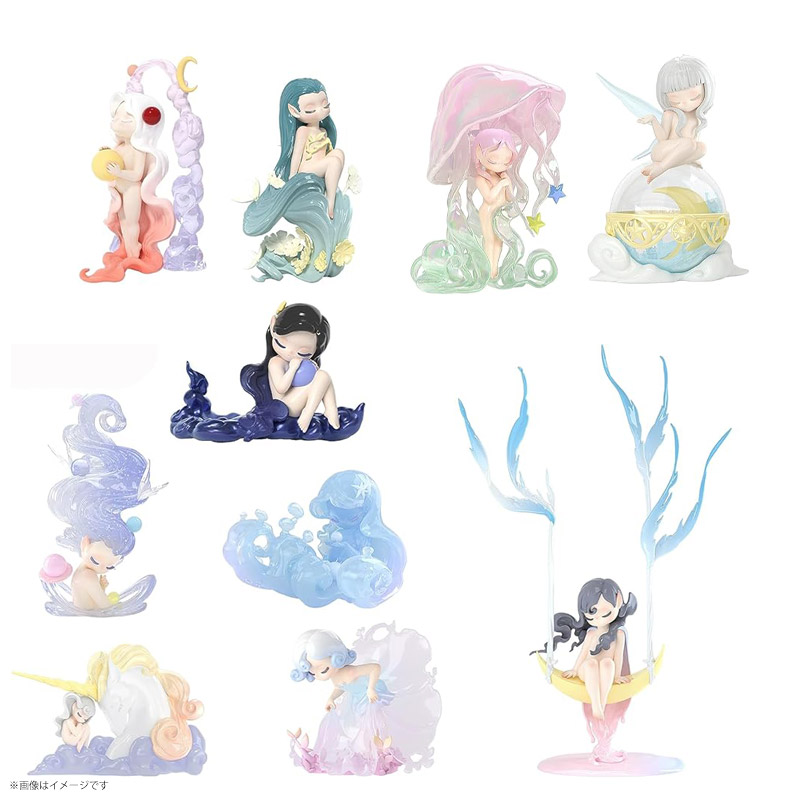 52TOYS BLINDBOX SLEEP ドリームランド エルフ 1BOX8個セット トレーディングフィギュア コレクション コレクショントイ アート ブラインド かわいい 妖精 睡眠｜Dael