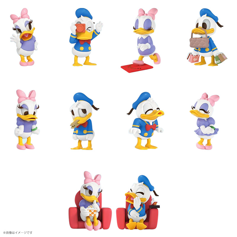 52TOYS BLINDBOX ドナルドダック デイジーと一緒 1BOX8個セット どなるど ディズニー ミッキーフレンズ カップル トレーディングフィギュア かわいい コレクション コレクショントイ ブラインド｜Dael
