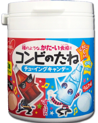 ☆単品販売☆【ノーベル製菓】［ボトルタイプ］コンビのたね 〈ラムネ
