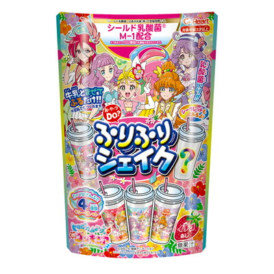 楽天市場 ハート プリキュアふりふりシェイク 8袋入 知育菓子 作るお菓子 つくるおかし 駄菓子ワールド