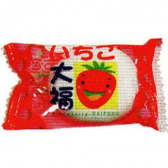 【駄菓子】10円　いちご大福（30個入）