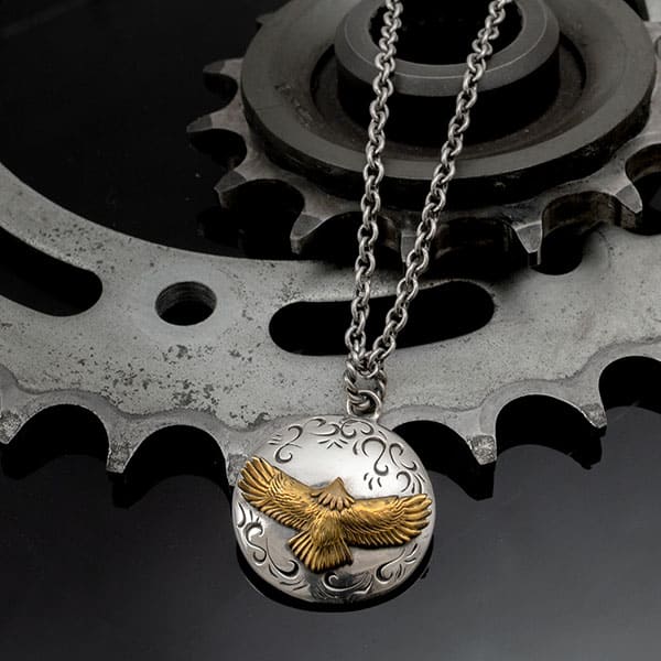 楽天市場】Catalonia ウイング イーグル シルバー ネックレス シルバー