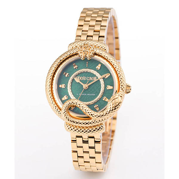 【2,000円OFFクーポン利用で】roberto cavalli by FRANCK MULLER ロベルト カヴァリ バイ フランク ミュラー RV1L136M0061 レディース 腕時計 送料無料｜腕時計 Chronostaff DAH DAH