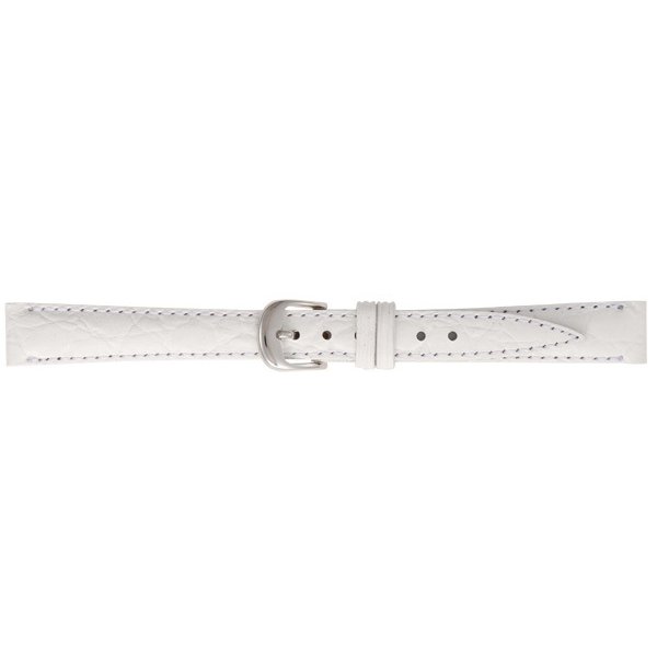 BAMBI LEATHER バンビ レザー 白 ホワイト BKB007WF 腕時計用 革バンド 送料無料