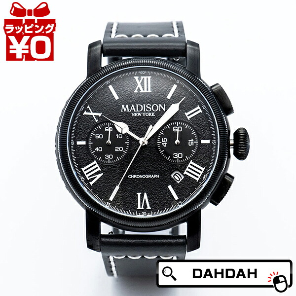 【10％OFFクーポン利用で】MADISON NEW YORK マディソン ニューヨーク Vandam ヴァンダム MA011009-8 メンズ 腕時計 国内正規品 送料無料