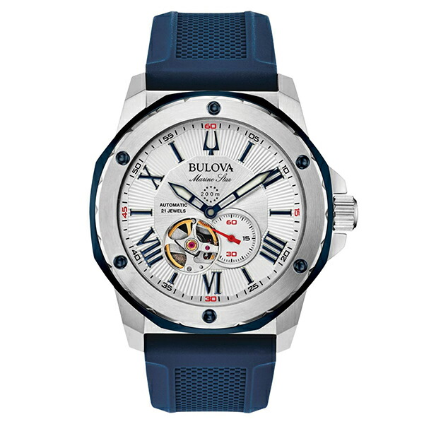 BULOVA ブローバ Marine Star マリンスター 自動巻き 98A225 メンズ 腕時計 国内正規品 送料無料