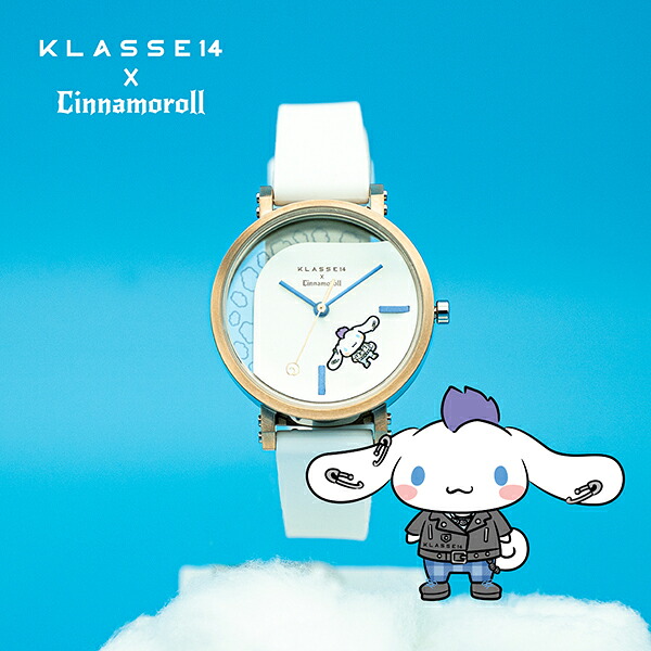 KLASSE14 クラスフォーティーン  WIM23CE012W レディース ウオッチ 国内定め事品 貨物輸送無料 Sinamoroll シナモロール 肉桂渦巻き サンリオ