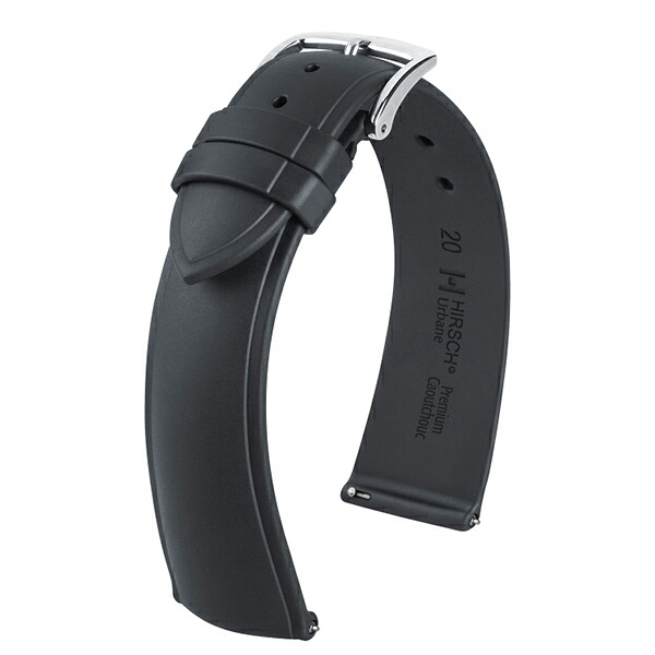 【2,000円OFFクーポン利用で】HIRSCH ヒルシュ HIRSCH Premium Caoutchouc Urbane 40448850-2-22 腕時計用 交換用 替え ベルト バンド 国内正規品 送料無料
