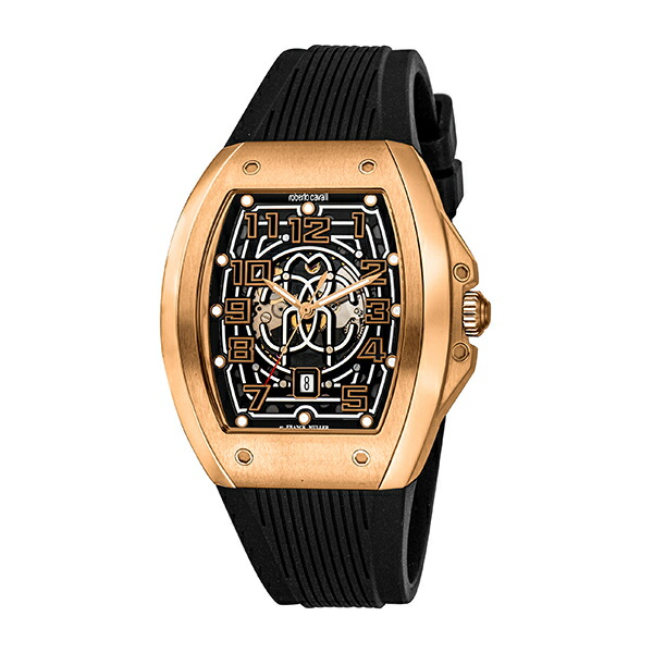 【2,000円OFFクーポン券受け入れるで】roberto cavalli by FRANCK MULLER ロベルト カヴァリ バイ 簡明直截 レギオモンタヌス   RV1G205P1071 メンズ ウオッチ 国内置き目品 貨物輸送無料