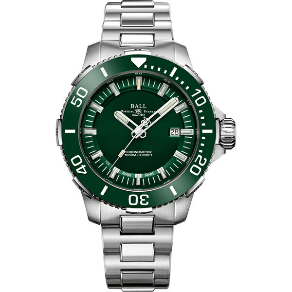 【10％OFFクーポン利用で】BALL WATCH ボールウォッチ ディープクエスト2 セラミック DM3002A-S4CJ-GR メンズ 腕時計 国内正規品 送料無料