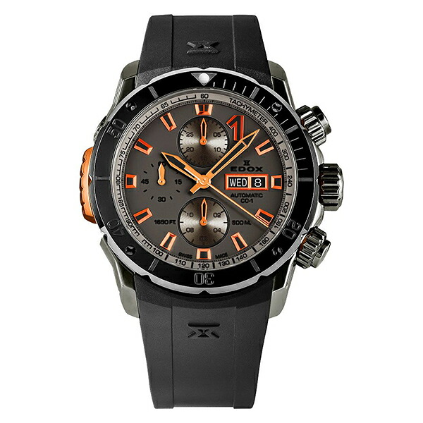 EDOX エドックス クロノオフショア1 ベゼルロック クロノグラフ オートマティック 01128-37GNOCA-GNOメンズ 腕時計 国内正規品 送料無料