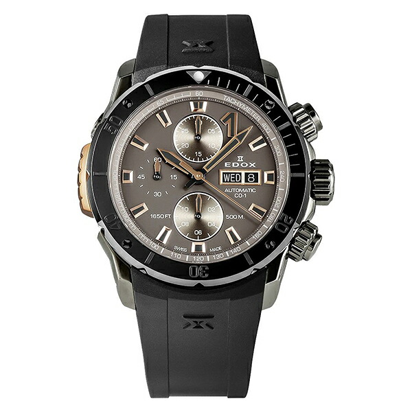 EDOX エドックス クロノオフショア1 ベゼルロック クロノグラフ オートマティック 01128-37GNRCA-GNR メンズ 腕時計 国内正規品 送料無料
